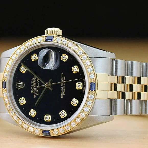 Rolex Men's Two Tone Diamond Watch! Mint! - Picture 2 of 8